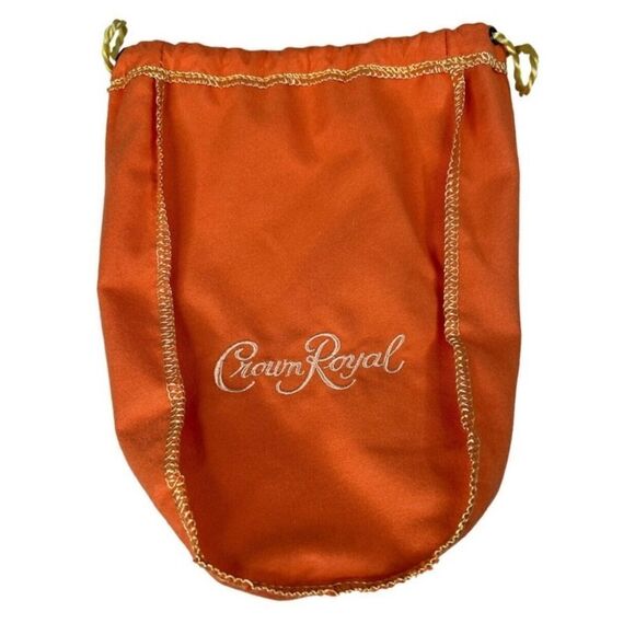 CROWN ROYAL PEACH DRAWSTRING BAG - Picture 2 of 2